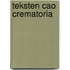 Teksten CAO Crematoria
