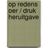 Op redens oer / druk Heruitgave