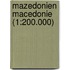 Mazedonien Macedonie (1:200.000)