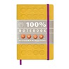 100% Notebook small yellow (6 ex.) door Onbekend