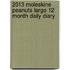 2013 Moleskine Peanuts Large 12 Month Daily Diary