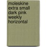 Moleskine Extra Small Dark Pink Weekly Horizontal by Moleskine
