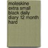 Moleskine Extra Small Black Daily Diary 12 Month Hard