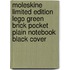 Moleskine Limited Edition Lego Green Brick Pocket Plain Notebook Black Cover