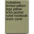 Moleskine Limited Edition Lego Yellow Brick Pocket Ruled Notebook Black Cover