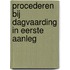 Procederen bij dagvaarding in eerste aanleg