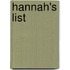Hannah's List