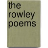 The Rowley Poems door Thomas Chatterton