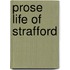 Prose Life Of Strafford