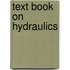 Text Book On Hydraulics