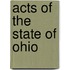 Acts Of The State Of Ohio