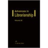 Advances In Librarianship door Frederick C. Lynden