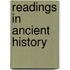 Readings In Ancient History