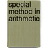 Special Method In Arithmetic