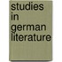 Studies In German Literature