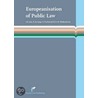Europeanisation of Public Law by R. Widdershoven