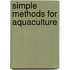 Simple Methods for Aquaculture