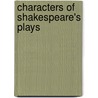 Characters of Shakespeare's Plays by William Hazlitt