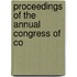Proceedings Of The Annual Congress Of Co