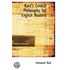 Kant's Critical Philosophy for English Readers