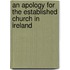 An Apology For The Established Church In Ireland