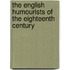 The English Humourists Of The Eighteenth Century