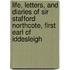 Life, Letters, and Diaries of Sir Stafford Northcote, First Earl of Iddesleigh