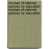 Reviews Of National Policies For Education Reviews Of National Policies For Education