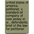 United States of America, Petitioner, V. Standard Oil Company of New Jersey Et Al., Defendants. Brief of the Law for Petitioner