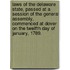 Laws of the Delaware State, Passed at a Session of the General Assembly, Commenced at Dover on the Twelfth Day of January, 1789.