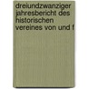 Dreiundzwanziger Jahresbericht des historischen Vereines von und f door Ludwig Rockinger