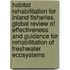 Habitat Rehabilitation for Inland Fisheries, Global Review of Effectiveness and Guidance for Rehabilitation of Freshwater Ecosystems