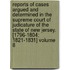 Reports of Cases Argued and Determined in the Supreme Court of Judicature of the State of New Jersey. [1796-1804; 1821-1831] Volume 8