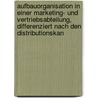 Aufbauorganisation in einer Marketing- und Vertriebsabteilung, differenziert nach den Distributionskan door Edin Begic