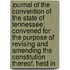 Journal Of The Convention Of The State Of Tennessee; Convened For The Purpose Of Revising And Amending The Constitution Thereof. Held In