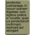 Pandectae Justinianeae, in Novum Ordinem Digestae: Cum Legibus Codicis Et Novellis, Quae Jus Pandectarum Confirmant, Explicant Aut Aborgant