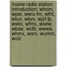 Maine Radio Station Introduction: Whom, Wpei, Weru-Fm, Wtht, Wtux, Wkvv, Wjzf-Lp, Wskx, Wfmx, Wsew, Wbae, Wctb, Wwwa, Whmx, Warx, Wumm, Wclz door Source Wikipedia