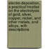 Electro-Deposition, a Practical Treatise on the Electrolysis of Gold, Silver, Copper, Nickel, and Other Metals, and Alloys, with Descriptions