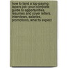 How to Land a Top-Paying Tapers Job: Your Complete Guide to Opportunities, Resumes and Cover Letters, Interviews, Salaries, Promotions, What to Expect door Terry Bradshaw