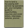 How to Land a Top-Paying Well Service Rig Operators Job: Your Complete Guide to Opportunities, Resumes and Cover Letters, Interviews, Salaries, Promot door Ryan Camacho