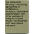 The Antiquarian Itinerary, Comprising Specimens of Architecture, Monastic, Castellated, and Domestic; With Other Vestiges of Antiquity in Great Britain. Accompanied with Descriptions Volume 5