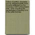 History of Grafton, Worcester County, Massachusetts, from Its Early Settlement by the Indians in 1647 to the Present Time, 1879. Including the Genealogies of Seventy-Nine of the Older Families