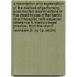 A Description and Explanation of the Method of Performing Post-Mortem Examinations in the Dead-House of the Berlin Charit Hospital, with Especial Reference to Medico-Legal Practice, from the Charit -Annalen [Tr. by T.P. Smith]