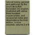 Natural History, General and Particular, by the Count De Buffon. Translated Into English, Illustrated with Above Three Hundred Copper-Plates, and Occasional Notes and Observations the Third Edition, in Nine Volumes. Volume 2 of 9