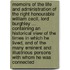 Memoirs of the Life and Administration of the Right Honourable William Cecil, Lord Burghley ... Containing an Historical View of the Times in Which He Lived, and of the Many Eminent and Illustrious Persons with Whom He Was Connected