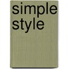 Simple Style by Ann Budd