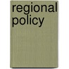 Regional Policy door Nigel Copperthwaite