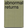 Abnormal Returns by Tadas Viskanta