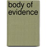 Body of Evidence door Justine Davis