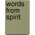 Words from Spirit